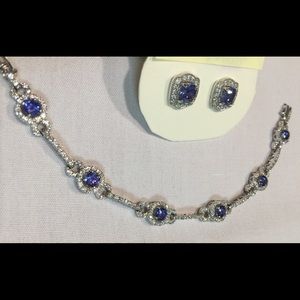 NEW STERLING Purple JEWELRY pd $420